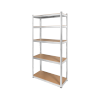 Regał metalowy magazynowy 180x90x40 srebrny Rebel